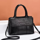 Crocodile Pattern PU Leather Crossbody Bag – Daily Use