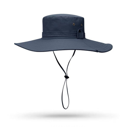Cotton and Linen Fisherman’s Hat with Flame Detail