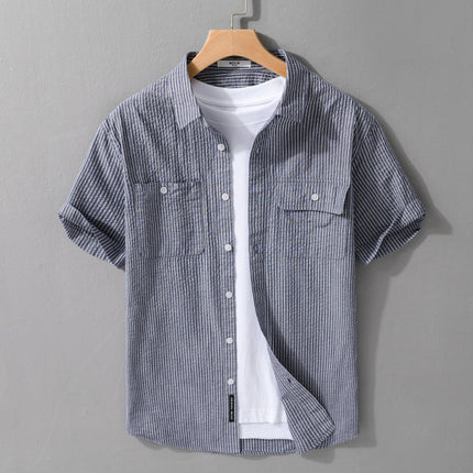 Men's Loose-Fit Summer Shirt – Youth Style Lightweight Casual Wear