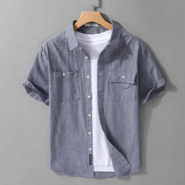 Men's Loose-Fit Summer Shirt – Youth Style Lightweight Casual Wear