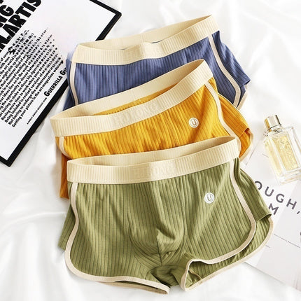 Mid-Waist Breathable Cotton Shorts