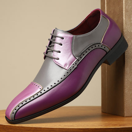 Men’s Low Top PU Leather Casual Shoes