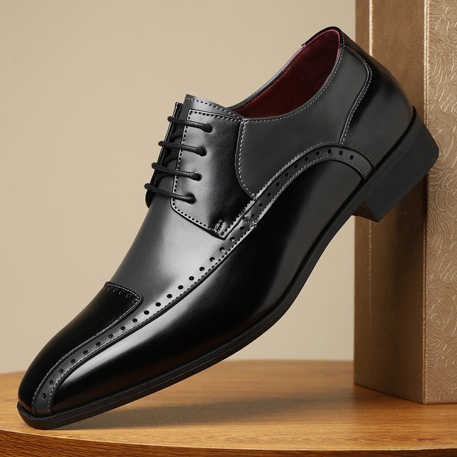 Men’s Low Top PU Leather Casual Shoes