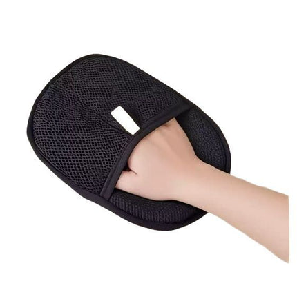 Pet Hair Remover Mitt - Deshedding Grooming Gloves for Dog, Cat & Rabbit (Long, Short & Curly Hair)