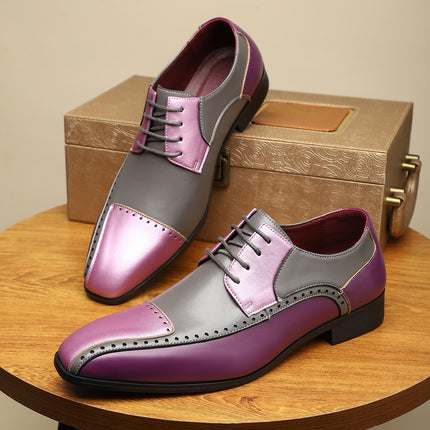 Men’s Low Top PU Leather Casual Shoes