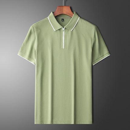 Slim Fit Cotton Blend Casual T-Shirt – Short Sleeve