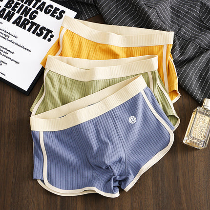 Mid-Waist Breathable Cotton Shorts