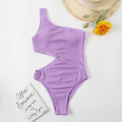 Retro High-Waist One-Piece Swimsuit