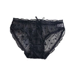 Breathable Hollow Design Briefs with Bow and Ribbon Detail