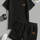 Men’s Summer Sportswear Set – T-Shirt & Trousers