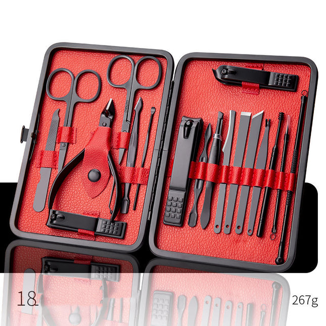 Professional Nail Care Set – Scissors, Nail Clippers, Ear Spoon, Dead Skin Pliers & More
