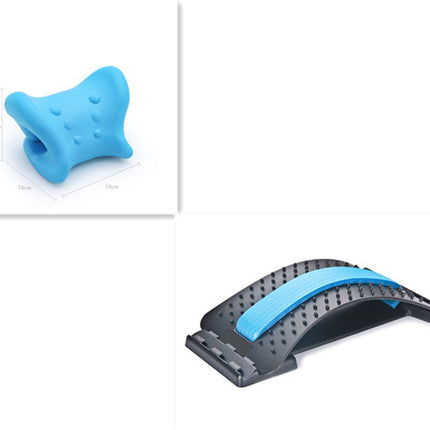 Adjustable Magnetic Back Massager – Lumbar Stretcher & Pain Relief Device