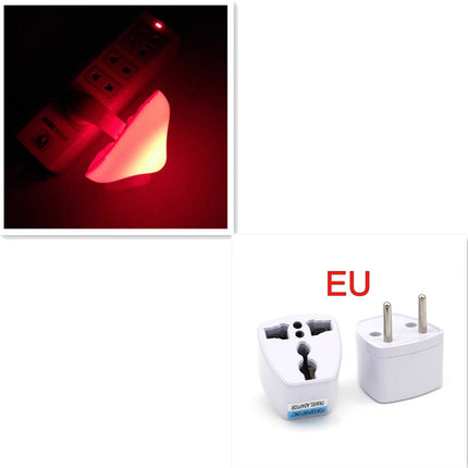 LED Mushroom Night Light with Light Sensor – EU & US Plug