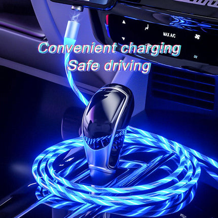 Magnetic Fast Charging Cable – LED Type-C & Micro USB Charger