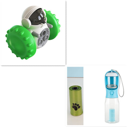 Interactive Pet Treat Dispenser – Intelligent Tumbler Puzzle Feeder Toy