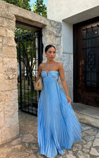 Women’s High-Waist Tube Top Maxi Dress – Solid Color Large Swing Long Dress