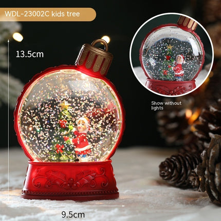 Christmas LED Craft Figurines – Old Man, Snowman, Child Tree & Angel Decorations
