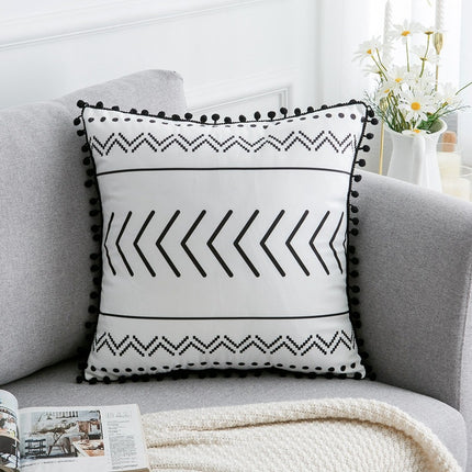 Bohemian Throw Pillow Cover – Decorative Cushion Case for Living Room