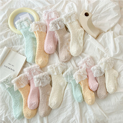 Breathable Polyester Fiber Socks for Kids and Adults