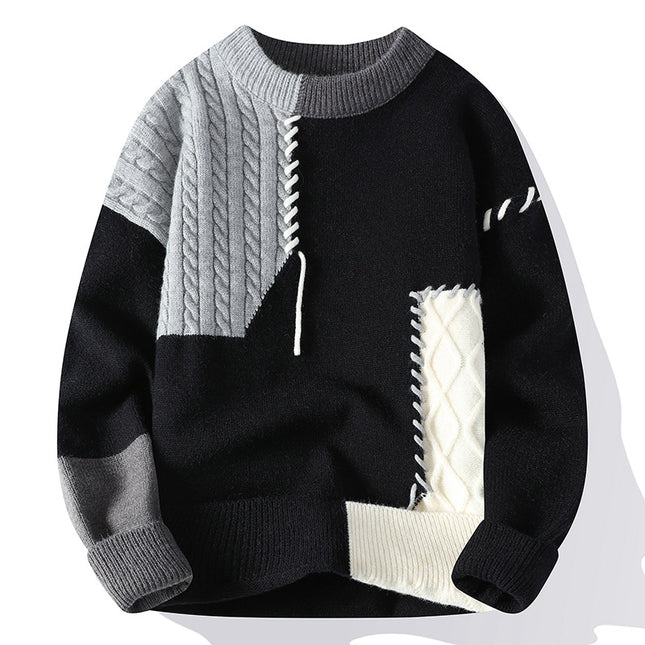 Youth Casual Pullover Sweater – Straight Fit Leisure Knit Top