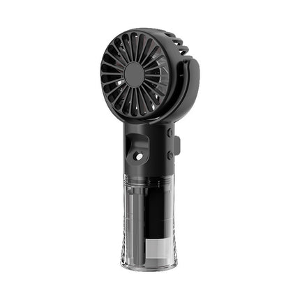 Portable Handheld Mist Fan – 4-Speed Spray Cooling with USB Charging