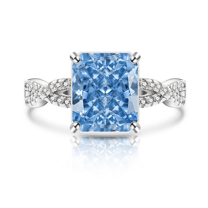 Silver Plated Adjustable Quadrilateral Geometric Ring – Affordable Luxury Style