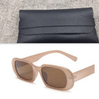 Milk tea color / With glasses bag