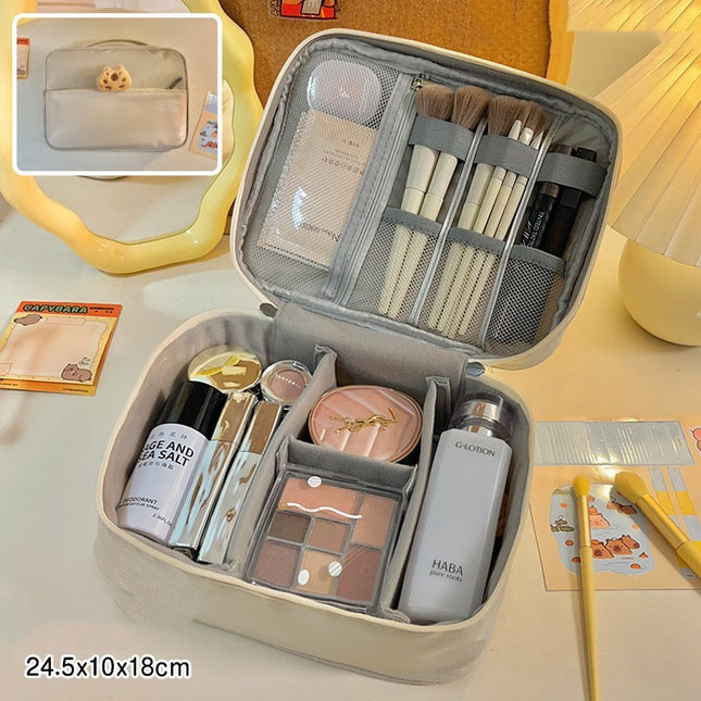 Multi-Layer Travel Cosmetic Organizer – Catabala Brooch Handbag for Nail & Beauty Accessories