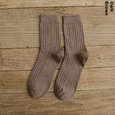 Sports Polyester Mid-Calf Socks for Men