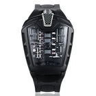 Sports Quartz Watch with Silicone Strap