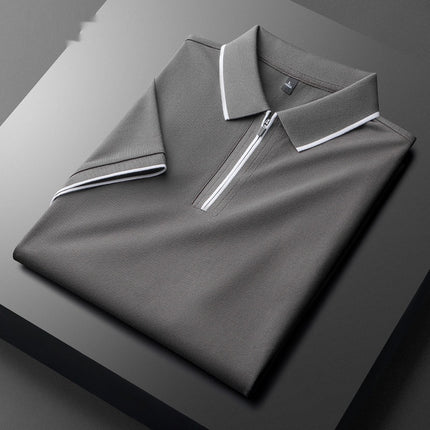 Slim Fit Cotton Blend Casual T-Shirt – Short Sleeve
