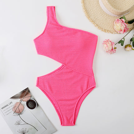 Retro High-Waist One-Piece Swimsuit