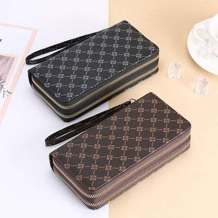 European Retro Printed PU Leather Handbag