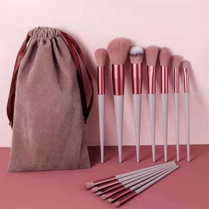 13-Piece Professional Makeup Brush Set – Foundation, Eyeshadow, Blush & Highlighter Brushes