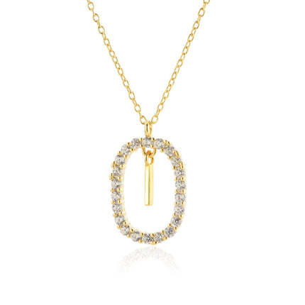 925 Sterling Silver Alphabet Initial Necklace