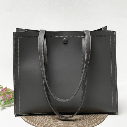 Retro Contrast Stitch Crossbody Bag