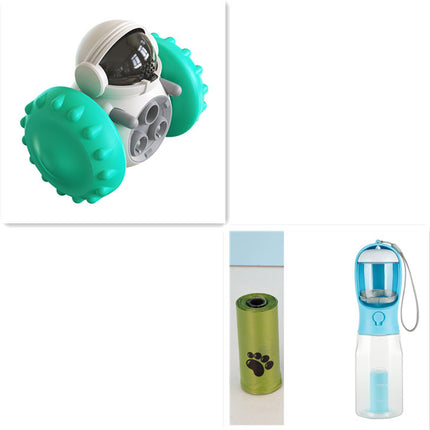 Interactive Pet Treat Dispenser – Intelligent Tumbler Puzzle Feeder Toy