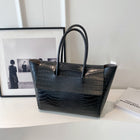 PU Leather Stone Pattern Handbag – Urban Simplicity Style