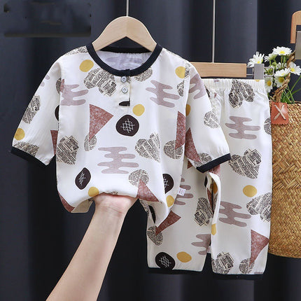 Children's Cartoon Pajama Set