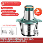 2L Stainless Steel Electric Meat Grinder – 300W Fully Automatic for Home Use (4–5 People)
