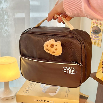 Multi-Layer Travel Cosmetic Organizer – Catabala Brooch Handbag for Nail & Beauty Accessories