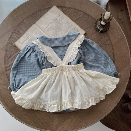 Girls Cotton Jumpsuit or Skirt – Long Sleeve Stylish Baby Outfit