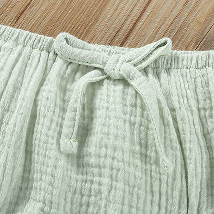 Girls Sleeveless Cotton Summer Set – Top & Shorts