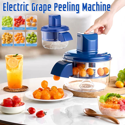 Electric Grape & Small Fruit Peeling Machine – Rechargeable 50W Automatic Fruit Peeler
