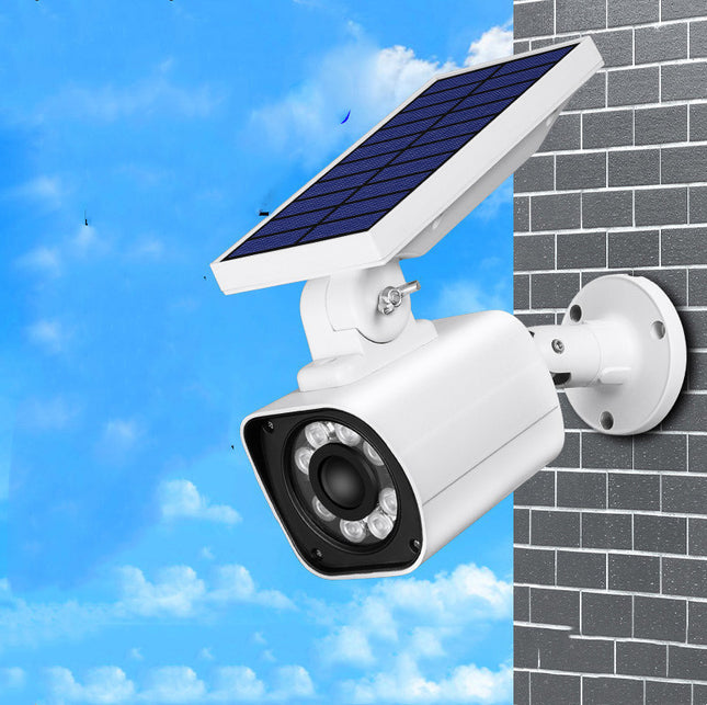 Courtyard Creative Solar Simulation Camera Search Light – Outdoor Security Lighting