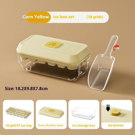 32 Grid Silicone Ice Cube Tray with Lid & Shovel – Easy-Release Ice Maker for Whiskey, Cocktails & Summer Kitchen