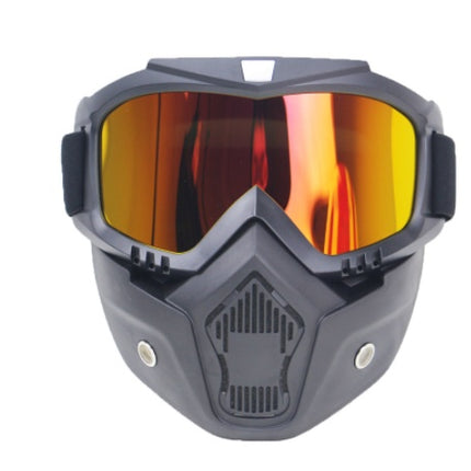 Tactical Protective Goggles – Reinforced PC Lens, Anti-Impact Riding & Motorcycle Helmet Eyewear