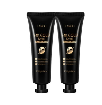 50g Tearing Face Mask Set with Eyebrow Shaving Knife