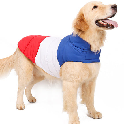 Water-Repellent Cotton Pet Jacket – Skin-Friendly Winter Wear for Dogs & Cats