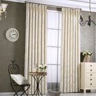 Modern Chenille Blackout Curtains – Light-Luxury Jacquard Window Drapes for Living Room & Bedroom